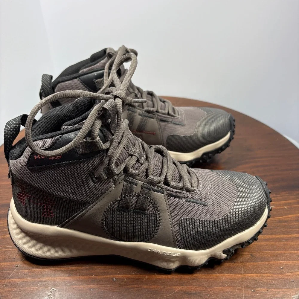 Under Armour Charged Maven Trek Waterproof Trail Athletic Shoes Mens Size 7 Gray